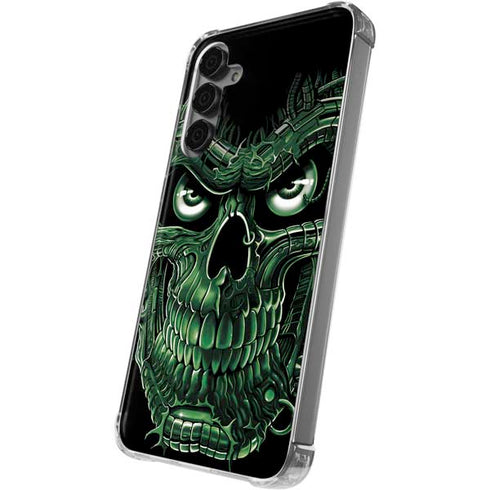 Liquid Blue Terminator Dragon Galaxy S24 Plus Clear Case
